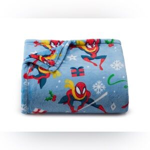 “Spider-Man Christmas” Oversized Throw Blanket- New